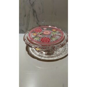 PartyLite Cottage Time Pedestal Pillar Holder Retired NIB P4F/P8152